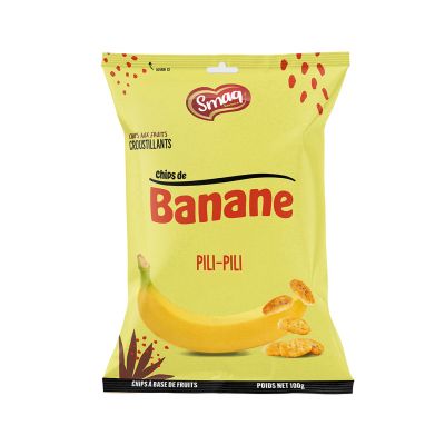 chips de banane pili pili 10x100g